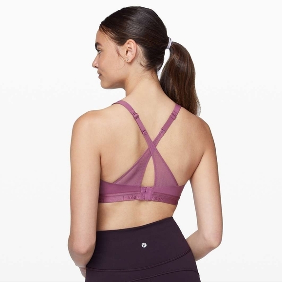 Lululemon Up For It Bra Vintage Plum sz 34C - Picture 1 of 7